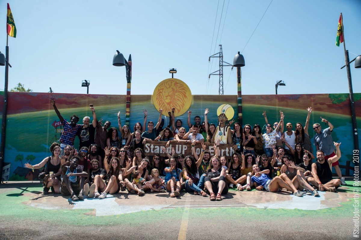 equipo de Exodus en Rototom 2019