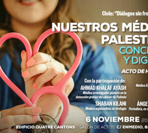 Cartel del evento Nuestros médicos palestinos