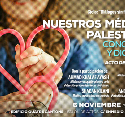 Cartel del evento Nuestros médicos palestinos
